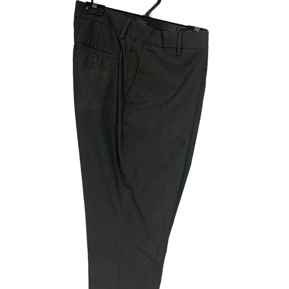 Men's Perry ellis Portfolio Grey Dress Pant - Picture 1 of 2
